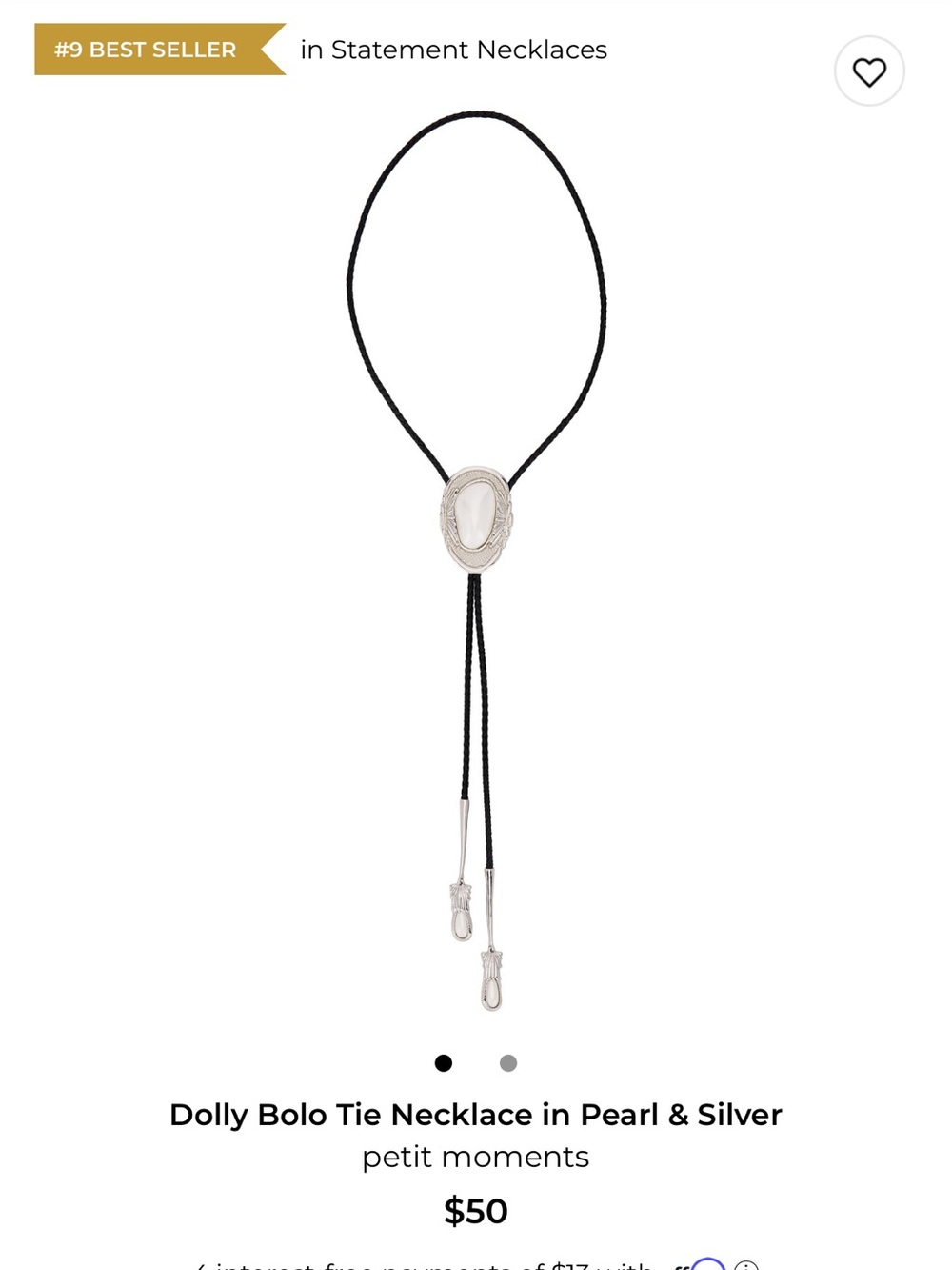 Revolve necklace